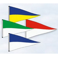 2 Striped Decorative Pennant Flag (4'x6')
